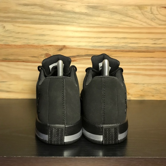 New Nike Air Jordan Team Elite 2 Low Triple Black - Picture 6 of 7